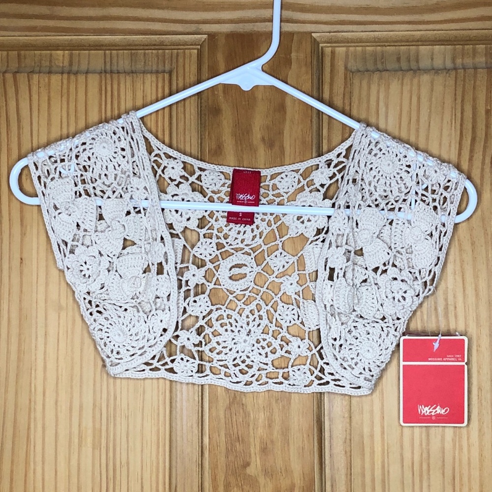 Mossimo Kids Crochet Crop Over Shirt (S)